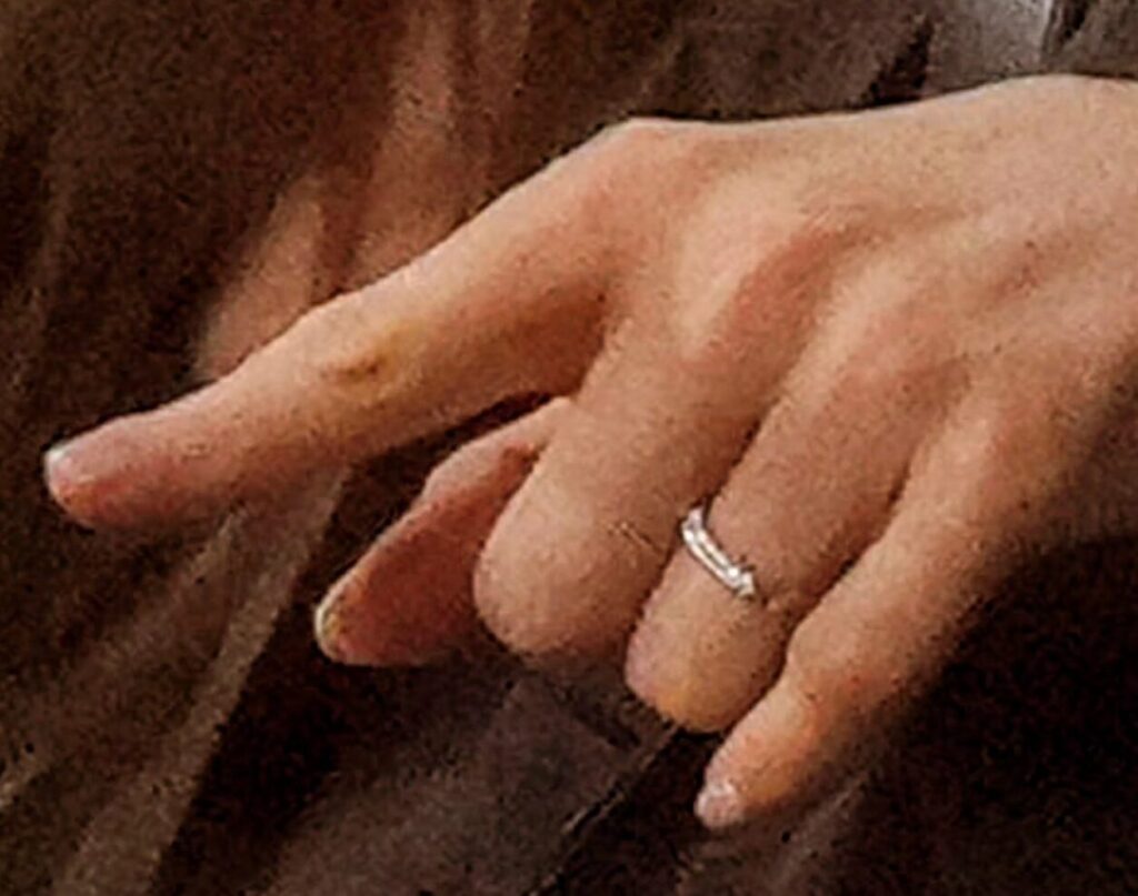 田中真美子結婚指輪画像